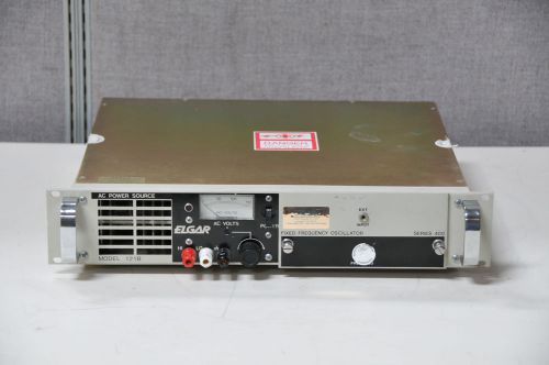 Elgar 121B AC Power Source w/ 400SD Fixed Frequency Oscillator Series 400