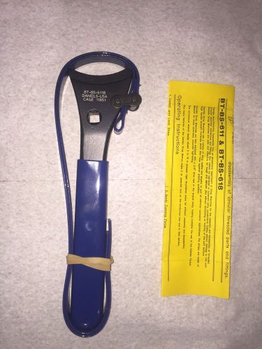 Daniels dmc bt-bs-611b strap wrench w/ extra strap, new, never used, no box for sale