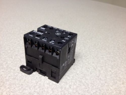 Abb k6-22z mini control relay, 4-p 2no/2nc, 120vac, barely used for sale