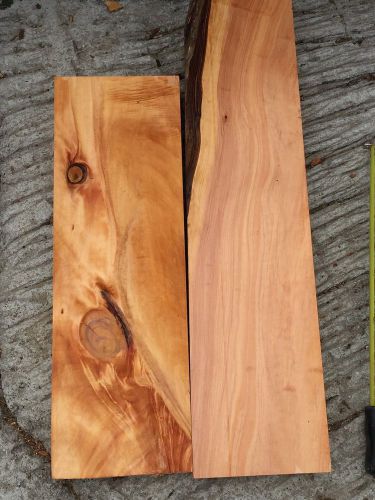 Hawaiian monterey cypress reclaimed wood 2@16-22&#034;x5x1&#034; for sale