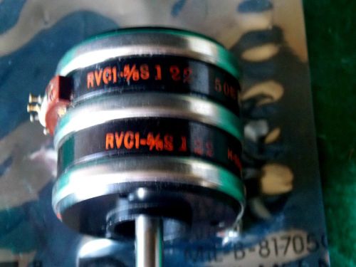 Vintage Potentiometer RVC1-5/8&#034; S122-50K , 2.5W/H-554-New Free Shipping.