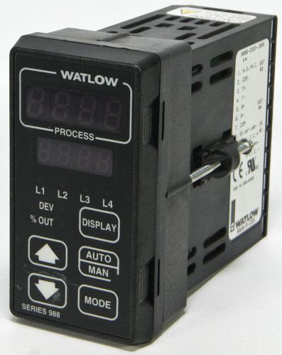 Watlow 988b-22dd-jsrr temperature process controller for sale