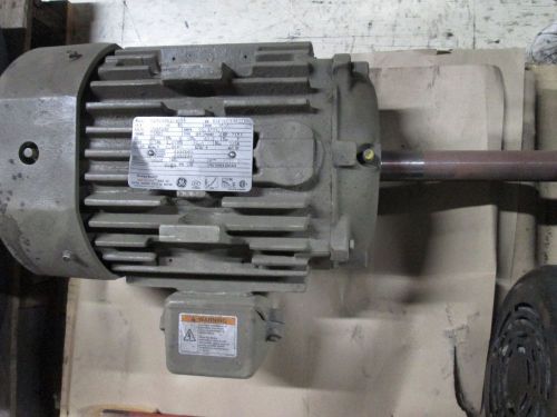 GE AC Motor 5KS215SAB1008 10HP 3525RPM 230/460V 22.2/11.1A 215TZ Frame Used