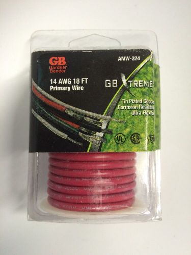 Gardner bender amw-324 14 awg 18 ft. xtreme primary wire red for sale