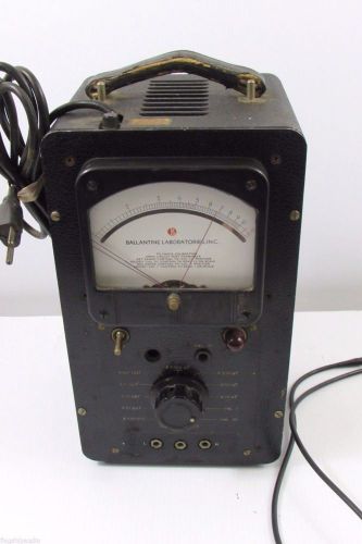 Vintage ballantine 520 .01 mmfd to 12 mfd direct reading capacitance meter for sale
