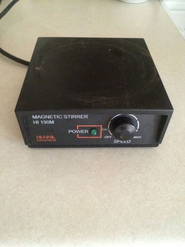 Hanna Instruments HI 190M-1 Magnetic Mini-Stirrer NO STIR BAR