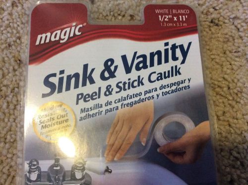 Brand new Magic, Sink and Vanity  Peel and Stick Caulk White