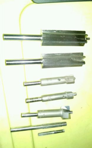 Counter Bore Pilot Bits,New &amp; Used 3/4&#034; , 1/2&#034; &amp; more. Lot of 7.
