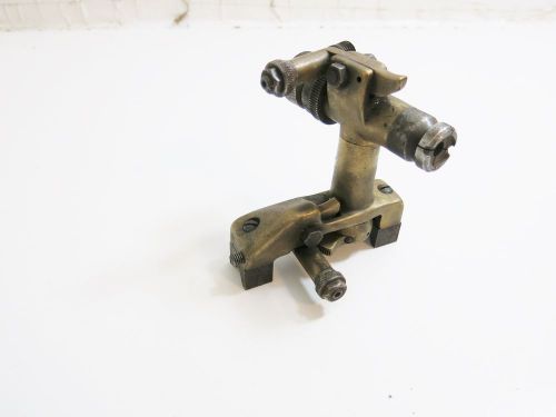 Vintage industrial machinist solid brass metal tool holder for lathe (??) 3 of 4 for sale