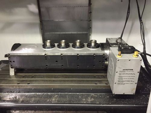 Haas t5c4 cnc 4th 5th axis rotary table indexer 5c collet closer brushless 2 for sale