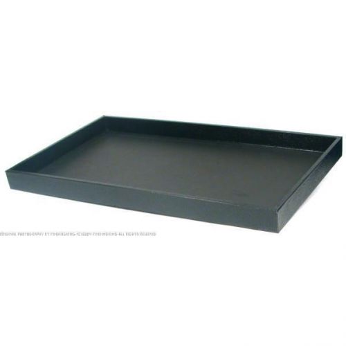 Black Faux Leather Display Travel Tray