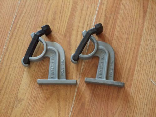 LOT OF 2 NOS ZIAMATIC 1-5/16&#034; TO 1-5/8&#034; VARIABLE TOOL MOUNTING BRACKETS
