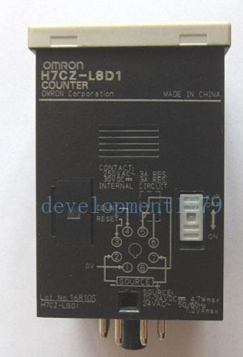 1PCS USED OMRON Counter H7CZ-L8D1 H7CZL8D1 12-24VDC/24V AC