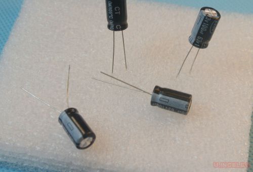 100uf 63v electrolytic capacitor 105degc 2000hours ls x20pcs for sale