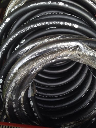 Gates 8g2 flame resistant 4000psi high pressure hydraulic hose 25 feet for sale