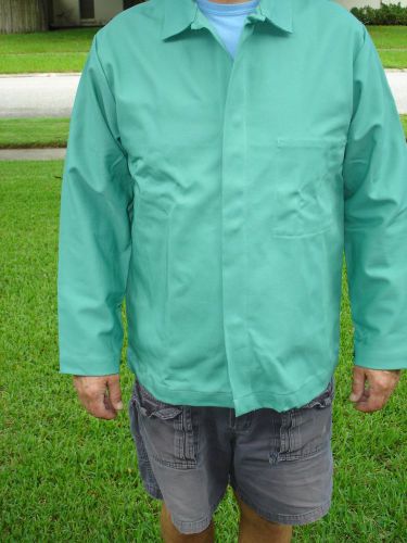 Steel Grip Westex Indura Welding Jacket 30&#034; Green Men&#039;s Large