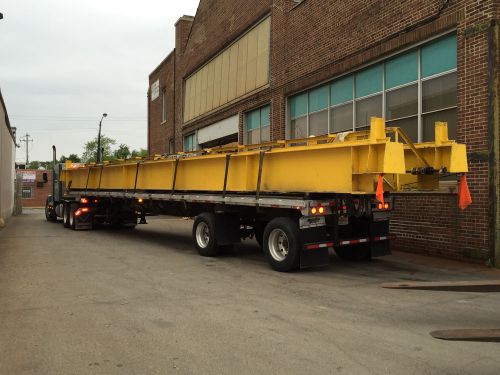 Stewart wattley / yale 20 ton overhead bridge crane hoist, 55&#039; span for sale