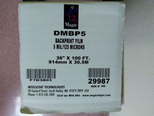 Rexam Backprint Film 5 mil 36&#034; x 100ft DMBP5-R10036