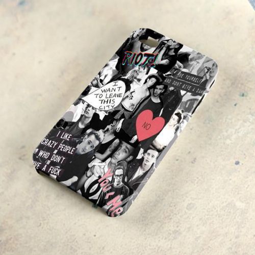 New Matt Healy The 1975 Collage Face Apple iPhone iPod Samsung Galaxy HTC Case