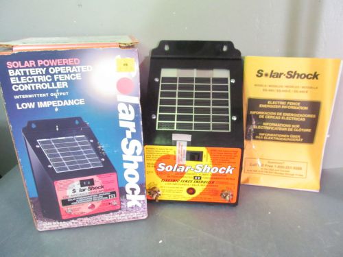 Fi-shock solar powered battery operated electric fence controller ss-440 for sale