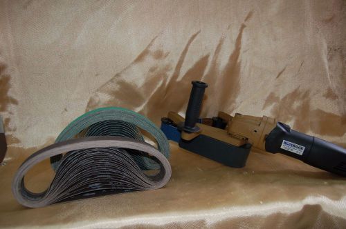 Bbs-40a pipe polisher belt sander belts fit metabo + 50 belts bluerock® tools for sale