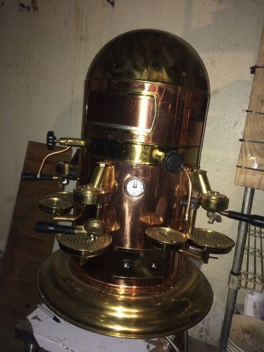 Vintage Brass Double Coffee Machine