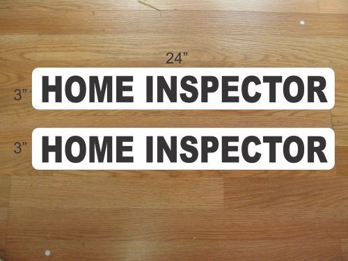 HOME INSPECTOR Magnetic Vehicle Signs to fit Van Car Truck or SUV