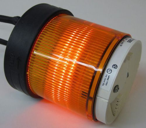 Telemecanique orange stack light lens w/ orange led 24v ac/dc xvb-c0b5 xvbc0b5 for sale