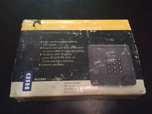 HID 5355AGK00 Access Control Proximity ProxPro Wiegand Keypad Reader Free Ship