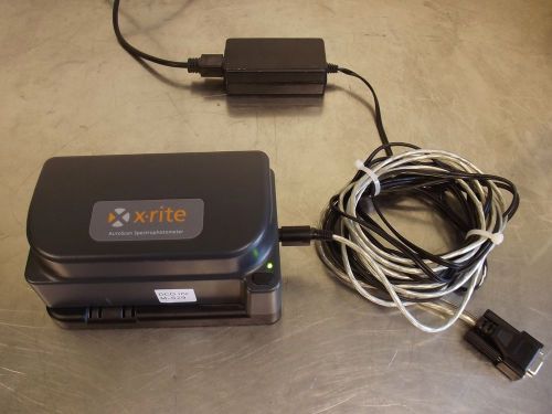 X-RITE Model DTP41BUV Autoscan Spectrophotometer w/OEM Power Supply &amp; Cable-m629