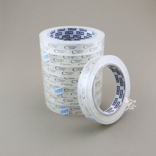 8 - 3/4&#034; x 2,592&#034; (72 yds) Crystal Clear Transparent Tape, 3&#034; Core, S-3274