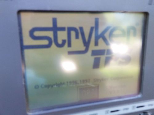 STRYKER TPS CONSOLE TOTAL PERFORMANCE SYSTEM TOUCH SCREEN Rev.3.3 SHAVER