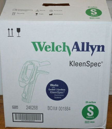 Box/24 New Welch Allyn KleenSpec Vaginal Speculums Small REF# 59000