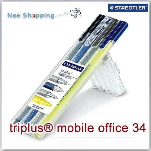 STAEDTLER 34 SB4 Triplus moblie office fineliner / ball / micro / textsurfer SET