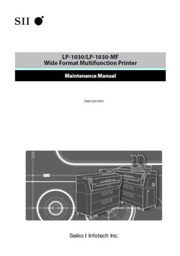 Seiko LP1030 Service Repair Manual