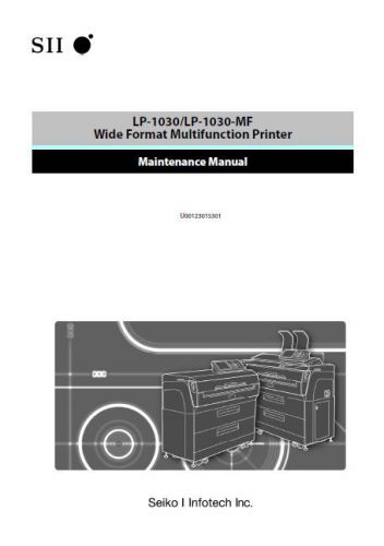 Seiko LP1030 Service Repair Manual