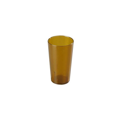 Carlisle 521213 Stackable 12 Oz. Amber Tumbler - Dozen