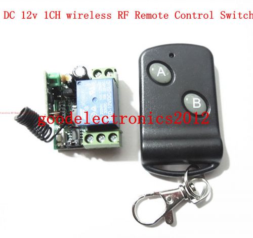1x dc 12v 10a relay 1ch wireless rf remote control switch 315mhz for sale