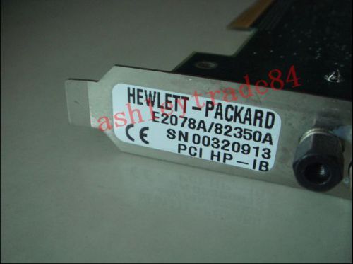 HP/Agilent 82350A/E2078A PCI GPIB Card Tested