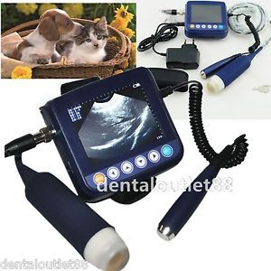 3.5&#034;LCD Veterinary ultrasound diagnosis mechanical sector probe*animal pregnancy