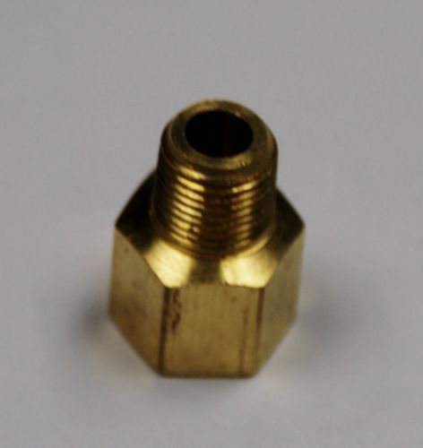 Brass Fittings: Extension Adapter, Female Pipe 1/8&#034;, Male Pipe 1/8&#034;, QTY. 25