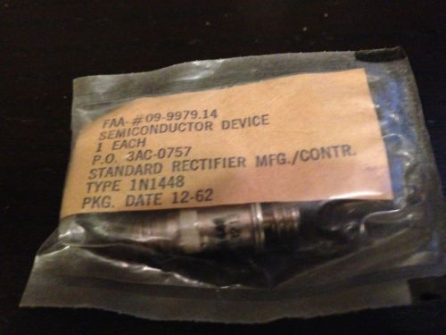 Vintage Standard 1N1448 Silicon Rectifier from 1962 - NOS unopened in package
