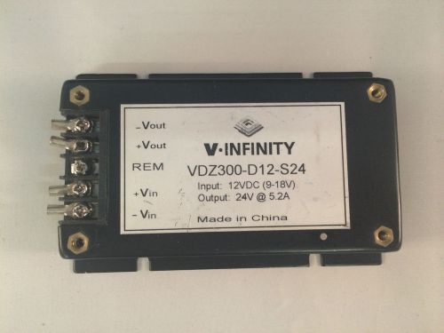 V-Infinity VDZ300-D12-S24 Input 12VDC Output 24V