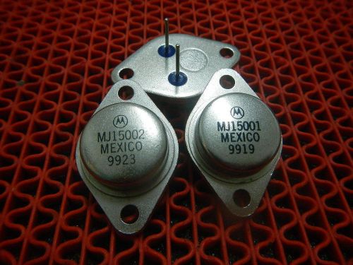 50pair MJ15001 / MJ15002 Power Audio AMP Transistor TO-3 New