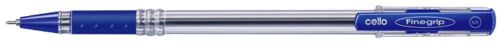 100x Cello FINE GRIP BLUE Ball Pen smooth writing | school home office use