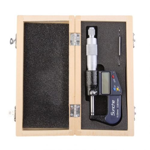 3 keys Electronic Digital Micrometer 0-25mm  0.001 Precision Micrometer #*