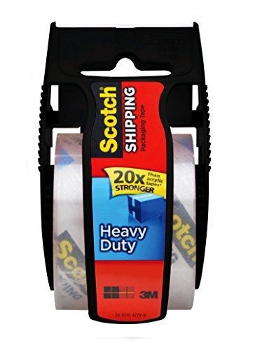 Scotch 1.88 x 800 Inches Heavy Duty Shipping Packaging Tape (142-BL)