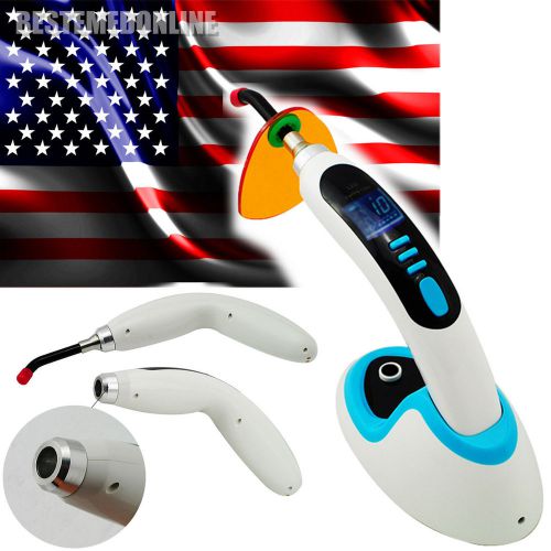 BLUE Wireless Cordless LED Curing Light Lamp 2000Mw Orthodontics 10W+PERFECT AAA