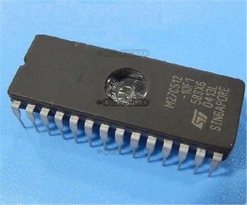 5pcs ic m27c512-10f1 27c512 cdip-28 st new good quality g #8052478