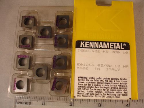 I66N 432 K9 KENNAMETAL Carbide  Inserts (10pcs) New&amp;Original
